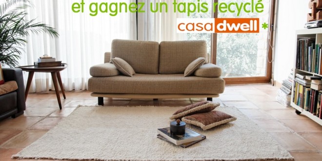 Concours : gagnez un tapis de salon de la marque Casa Dwell