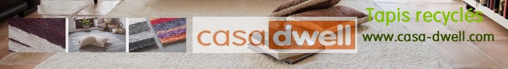 Tapis recyclés Casa Dwell