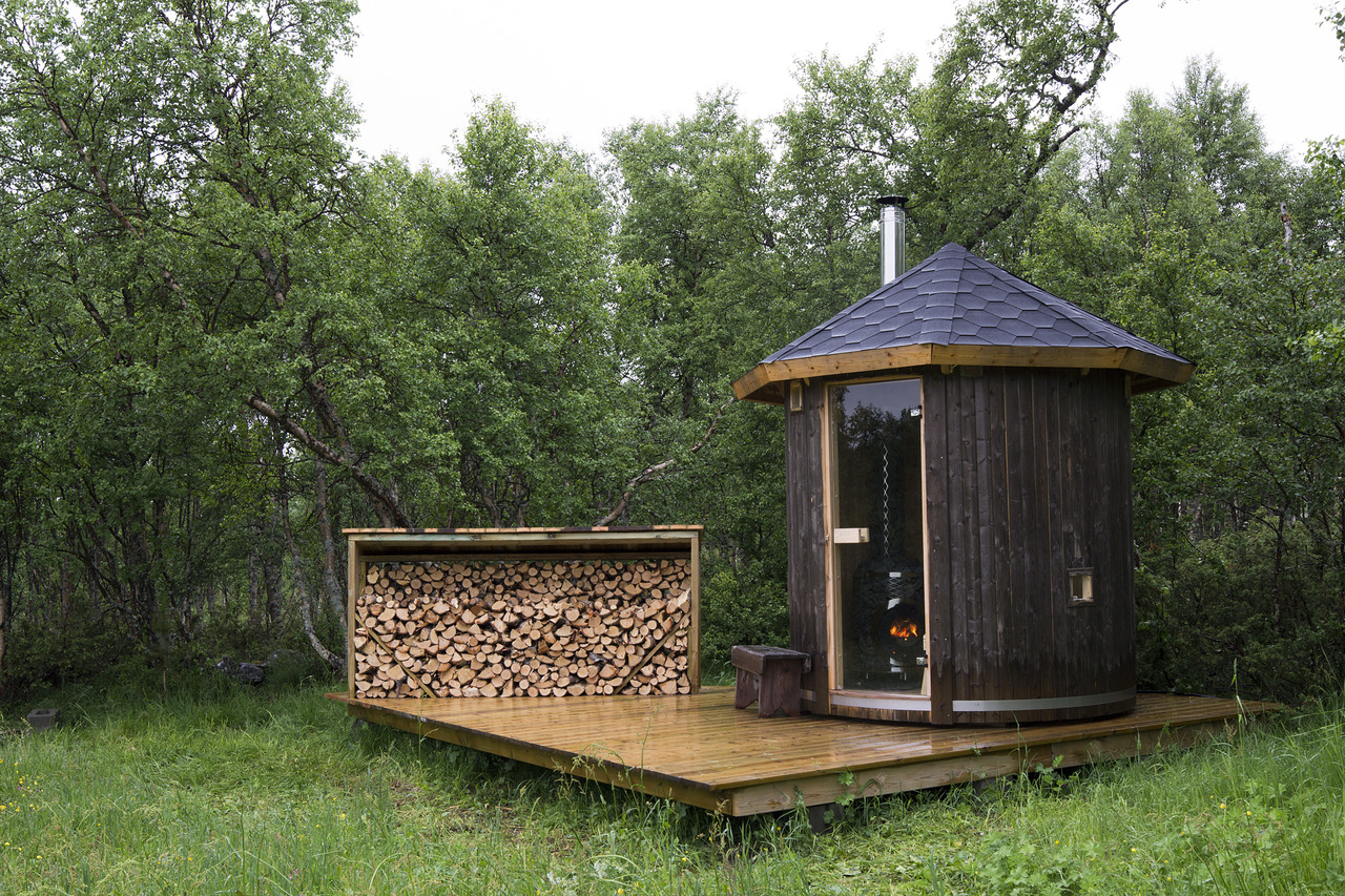 Cabane en bois norvegienne